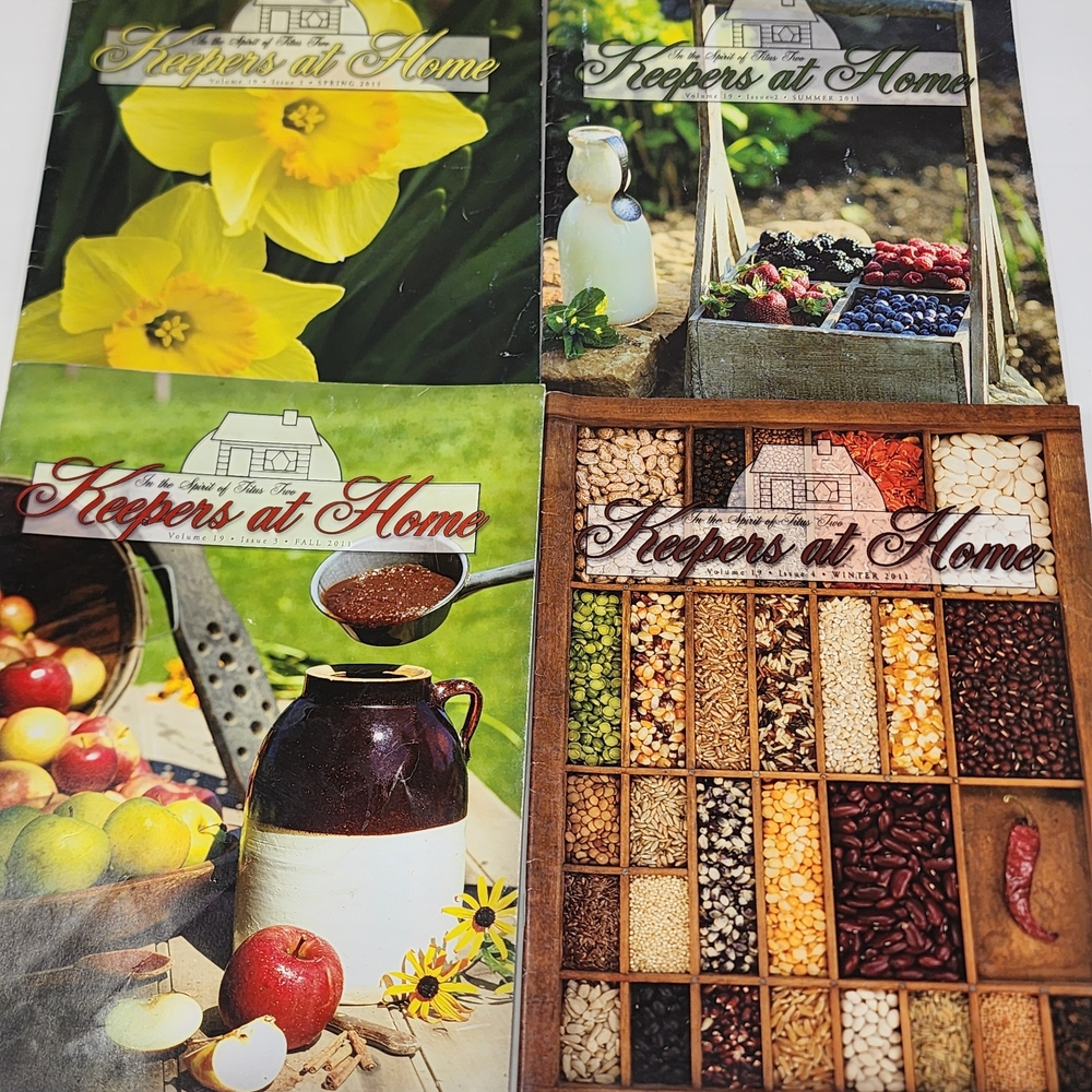 Keepers At Home Magazine 2011 Set Of 4